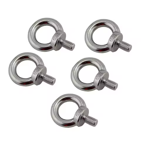 304 Stainless Steel JIS 1168 Lifting Ring Eye Bolt M5 M6 M8 M10 M12 Heavy Duty Thread Eye Bolt