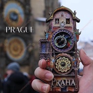 Merchant🔥Electronic Invoice Free🔥Macau Same Style Czech Prague Square Astronomical Clock Refrigerato