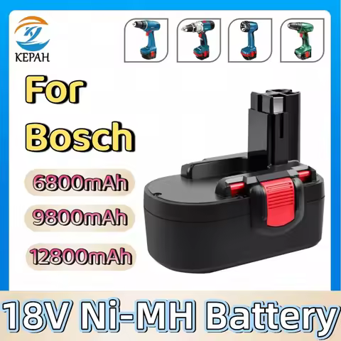 new For Bosch 18V 4.8/6.8/9.8/12.8Ah BAT025 Rechargeable Battery Ni-MH Power Tools Bateria For Drill