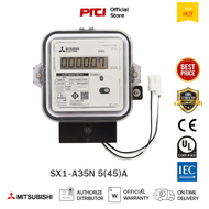 Mitsubishi Meter มิเตอร์อิเล็กทรอนิกส์ SX1-A35N 5(45)1P2W Electronic Watt-hour Meter มิตซูบิชิ‏ มิเตอร์ไฟฟ้า (AMR)