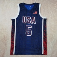 2024 Paris Men's Basketball USA Dream Team 5Edwards Heat Press Jersey