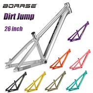 Boarse 26inch Dirt Jump MTB frame 4X BMX DJ Frame street Bike PUMP TRACK Aluminum alloy frame SUN6.0