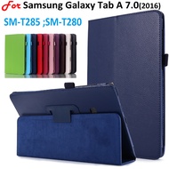 For Samsung Galaxy Tab A 7.0 (2016) T280 T285 Magnetic Flip Protective Case Galaxy Tab J Max SM-T285 SM-T280 SM-T285YD Slim Lightweight Leather Stand PU Cover