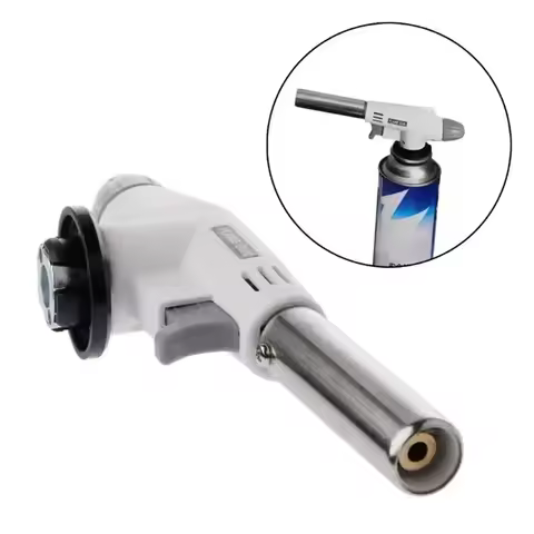 Handy Flame Gun Welding Gas Burner Flame Gas Torch Flame Gun Blow for BBQ Camping Cooking camping eq