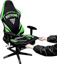 BIETYONE No Chairs,Only Covers Gaming Chair Covers - Cool Green Esports Stretch Printed for Game Chair Armchair Computer Chair,Black and Green