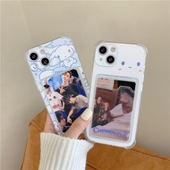 Fancy Cinnamoroll Cartoon Card Holder Soft Casing hp Oppo A6 A6X A6S A6 Pro 5G A6 A6X A6S A6 Pro 5G 