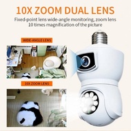 CCTV wifi 1080P CCTV Camera Bulb Dual Lens WiFi IP Camera E27 1080P 360 degrees