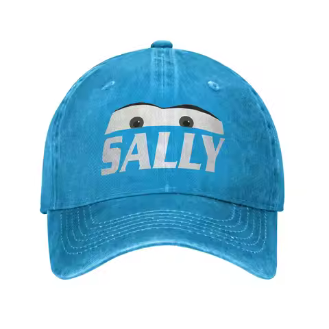 Sally I'm Lightning Cars Trucker Hat Accessories For Unisex Baseball Cap Mcqueen Vintage Headwear Su