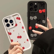 Leopard Print Cherry Casing For OnePlus 15 13 13T Nord CE 6 5 5G Silicone Artistic Simple Thin TPU T