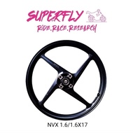 PREMIUM SPORT RIM 17 INCH SUPERFLY FOR YAMAHA NVX BLACK