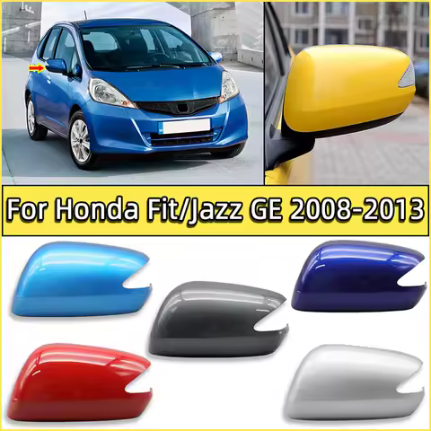Painted Rearview Mirror Cover Shell Cap For Honda 2008-2013 Fit Jazz GE GP Part Number 76201-TF0-M01