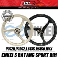 SPORT RIM ENKEI 3 BATANG ORIGINAL FULL CHOP YAMAHA LC135 LC V8 125ZR Y15 Y16 LAGENDA 115ZR RS150 RSX