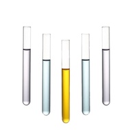 Brand new Best seller HAIJU LAB  Flat Bottom or Round Bottom Glass Test Tube With Cork for Packaging