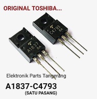 TRANSISTOR A1837 C4793 2SA1837 2SC4793 (SATU SET) TOSHIBA 1837 4793 A1837 ORIGINAL C4793 ORIGINAL tr