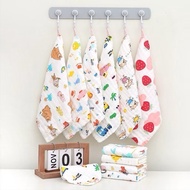 6 Layer Handkerchief Muslin (25 x25) x 1 Pcs cotton Handkerchief soft baby sapu tangan