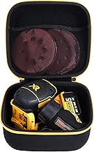 khanka Hard Travel Case Compatible with DEWALT 20V MAX Orbital Sander (DCW210B), Case Only
