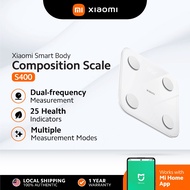 Xiaomi Body Composition Scale S400 | Dual-Frequency Precision | 25 Body Composition Indicators | App