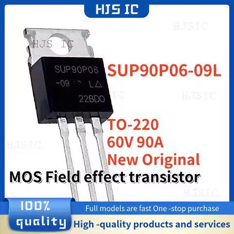 10PCS 100% NEW Imported SUP90P06-09L-E3 SUP90P06-09L SUP90P06-09 SUP90P06 TO-220 60V/90A MOS Field e