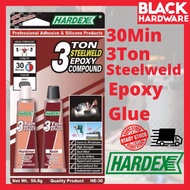 Black Hardware HARDEX 3 ton Glue Gam Besi Gam Besi Paling Kuat Gam 2 Tan Besi Gam Tutan Epoxy Glue M