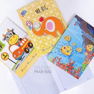 [Tặng bao tập] Bộ 10 Quyển Vở Cao Cấp 96 trang 4 ô ly và 5 ô ly Đức Lợi loại tốt không lem