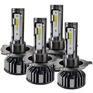 Mentol lampu depan LED kereta mini f2 tiga warna h4h1h7h119005+kuning terang+set lampu kuning lampu 