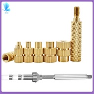 Heat Set Insert Tool M2-M8 Hot Melt Brass Knurled Nut Embedded Insertion Tip Press Adapter TS100/TS1