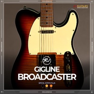 RJ Gigline - Broadcaster Special Edition PLUS / Flame Maple Top Electric Guitar (Telecaster)