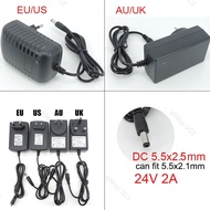 AC to DC 24V 24 volt 2A 2000ma Power Supply Adapter Transformer Charger AU UK EU Plug  SG9B3
