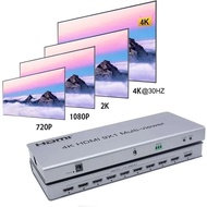 4K 9x1 HDMI Multiviewer 9 Screen Switcher Monitor Game TV Display 2 4 6 8 9 In 1 Out Multiviewer Sea