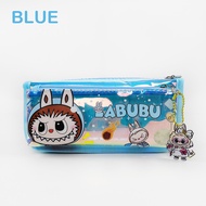 labubu cheap gifts for students Pencil Case Big Capacity Handheld 2 Compartment Pouch Stationery Bag