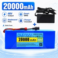 48V 20Ah 13S3P Lithium-ion Battery Pack 18650 Electric Bicycle E Bike Scooter Rechargeable 1000W BMS