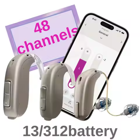 Oticon Jet 1 Jet 2 miniRITE /BTE hearing aid SoundSupport 48 Channels for senior adults