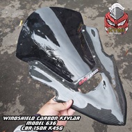 Windshield visor frame Carbon Kevlar cbr 150r facelift 150 r K45G K45N visor cbr 150 facelift