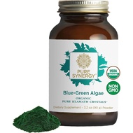 PURE SYNERGY Blue Green Algae Powder | Contains Chlorophyll Superfood Powder | Organic AFA Blue Gree