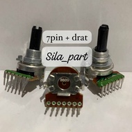 Potensio 7 pin tekuk lurus Polytron