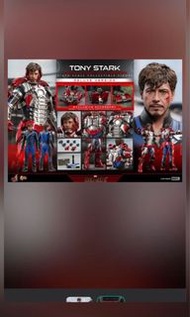 Hottoys MMS600  Tony Stark  mark V suit up version 豪華版