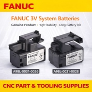 FANUC 3V Battery A98L-0031-0026 / A98L-0031-0028 CNC Machine Backup Battery 1750mAh Lithium Battery