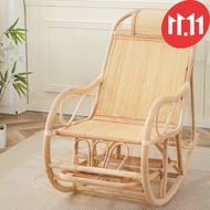 HY/JD Vipelo Classic Chair Rattan Recliner Rattan Chair Wicker Lounger Real Rattan Chair Rocking Chair Elderly Rattan Ro