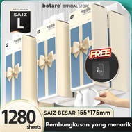 [6PCS]Botare Bow Cute AIR-cushion tissue 4 layers hanging tissue 155mmx175mm facial tissue