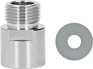 Soda Cylinder Adapter Metal CO2 Female TR21-4 to Male CGA320 Conversion Kit, Stainless Steel Sparkli
