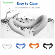 BLUEVELVET Quest3 VR Replacement Cover, Silicone Sweat-Proof Quest3 Eye Mask, Portable Lightproof Mask Cover Non-Slip VR Face Cover For meta Quest 3