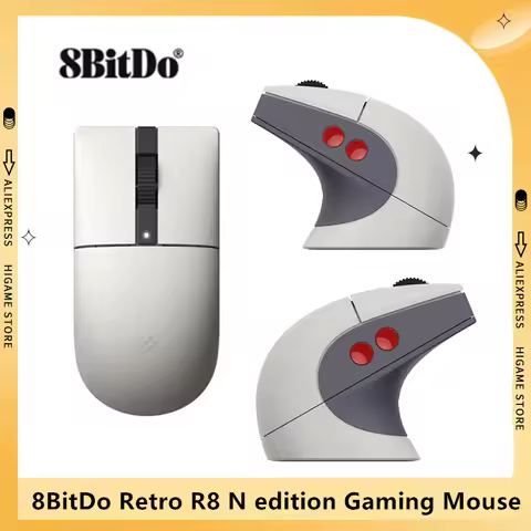 8BitDo Retro R8 Gaming Mouse N edition Wireless with Charging Dock Gaming Accessories Bluetooth Wire
