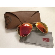 2025 Left pilot lens Ray-Ban red mirror lens