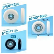 R-spherical Pulley Variety Pack 5*23*7/10*40*10/8*50*12mm Sizes Nylon/POM Wrapped 625ZZ/6000ZZ/608ZZ