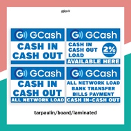 Shigo2 Prints: Gcash Cash In Cash Out Load Bills Payment Bank Transfer Business Tarpaulin Signage