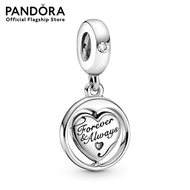 Pandora Spinning Forever &amp; Always Soulmate Dangle Charm