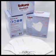 Masker Duckbill Sakura / Medis / 3 Ply / 50 Box / 1 Karton Terlaris