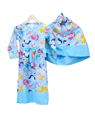 Baju Gamis Anak Karakter Kuda Poni 1-5 thn Pakaian Muslim Anak Katun Kuda Pony COD Ravis Store