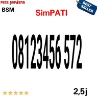 Nomor Cantik Kartu Simpati 08123456 572 Simple Bsm03