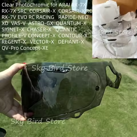Photochromic Visor for ARAI RX-7X RX-7X SRC CORSAIR-X CORSAIR-X RC RX-7V EVO RX-7V RC RX-7V RACING R